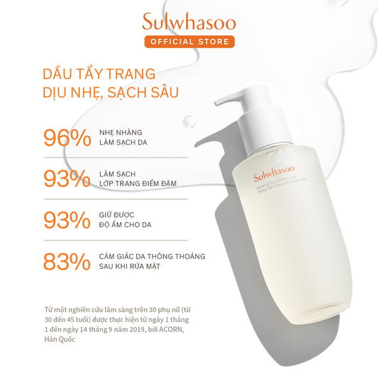 Dầu tẩy trang dịu nhẹ - Sulwhasoo Gentle Cleansing Oil 200ML