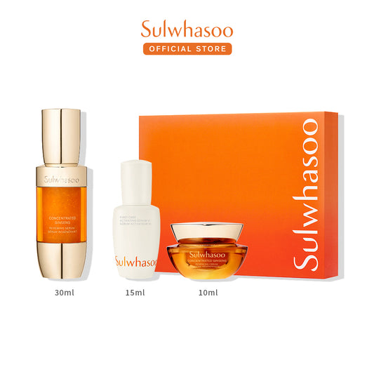 Bộ Sản Phẩm Tinh Chất Nhân Sâm Phục Hồi Da Sulwhasoo Concentrated Ginseng Serum Set 30ml
