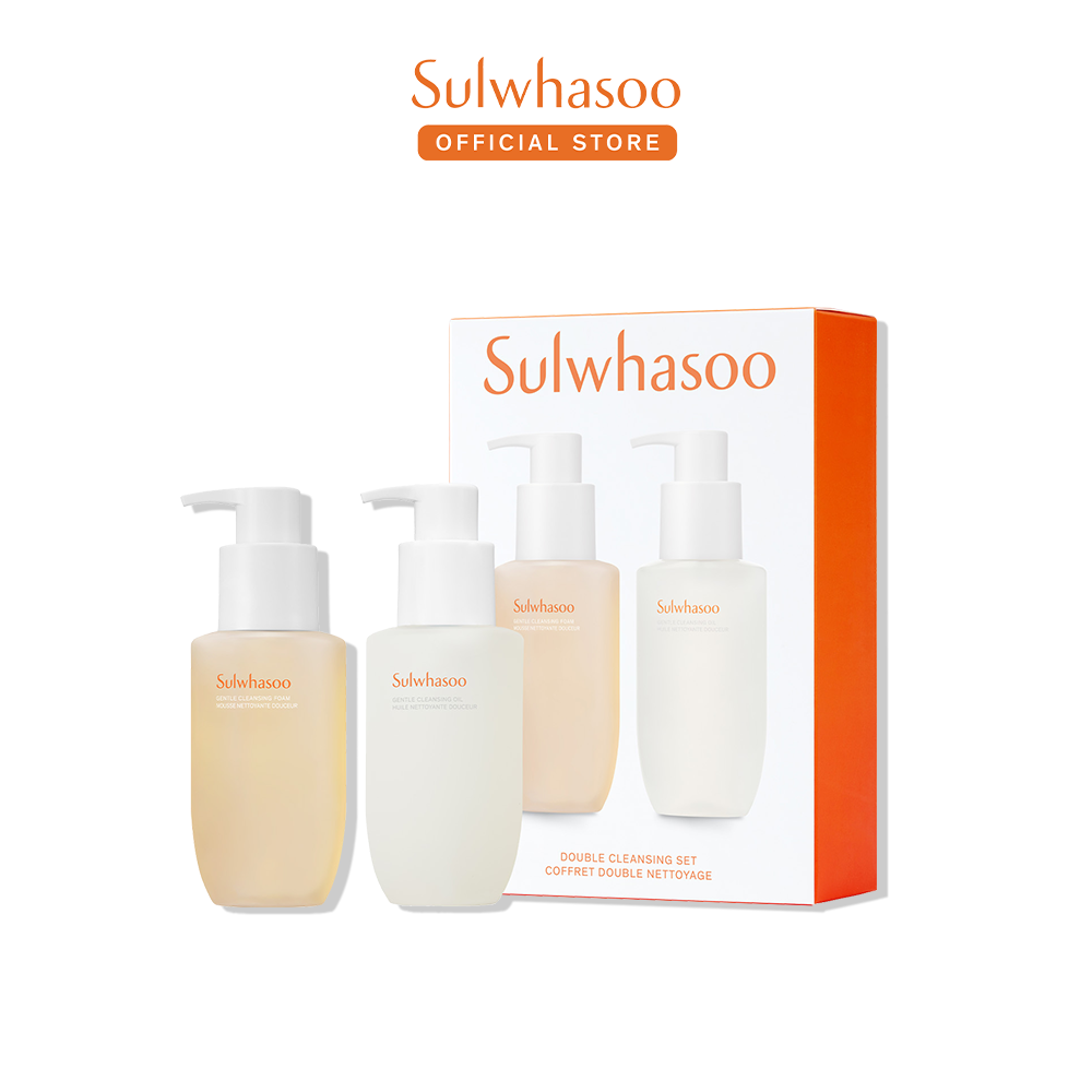 Bộ Sản Phẩm Làm Sạch Dịu Nhẹ Sữa Rửa Mặt & Dầu Tẩy Trang - Sulwhasoo Double Cleansing Set