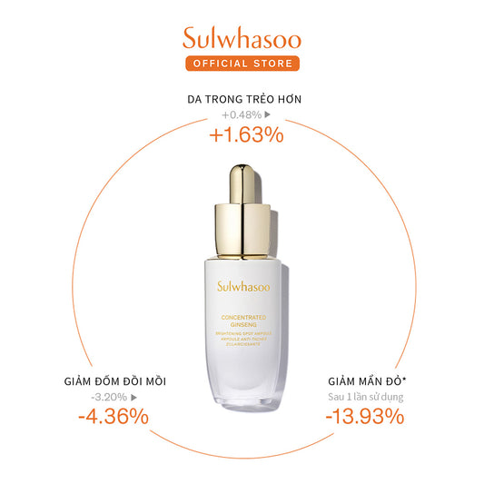 Tinh Chất Nhân Sâm Cô Đặc Dưỡng Sáng Da Và Làm Mờ Đốm Nâu - SULWHASOO CONCENTRATED GINSENG BRIGHTENING SPOT AMPOULE 20G