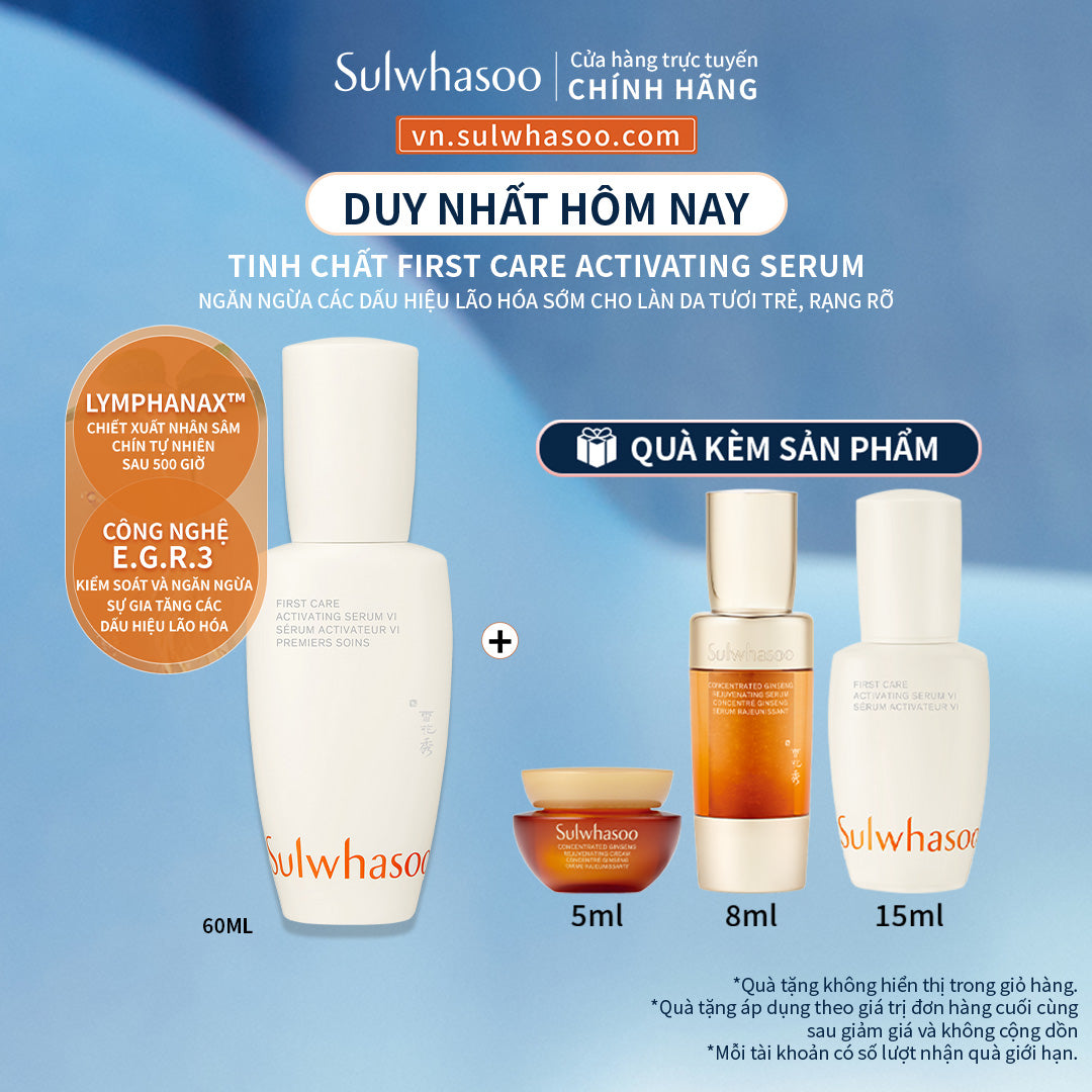 Tinh Chất First Care Tăng Cường Hàng Rào Bảo Vệ Da Sulwhasoo First Care Activating Serum 6th Generation 60ml